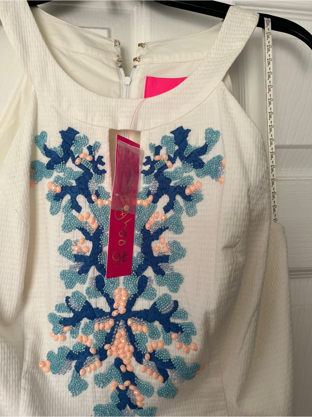 Lilly Pulitzer Jena Stretch Shift-Resort White size 10 - Picture 7 of 9